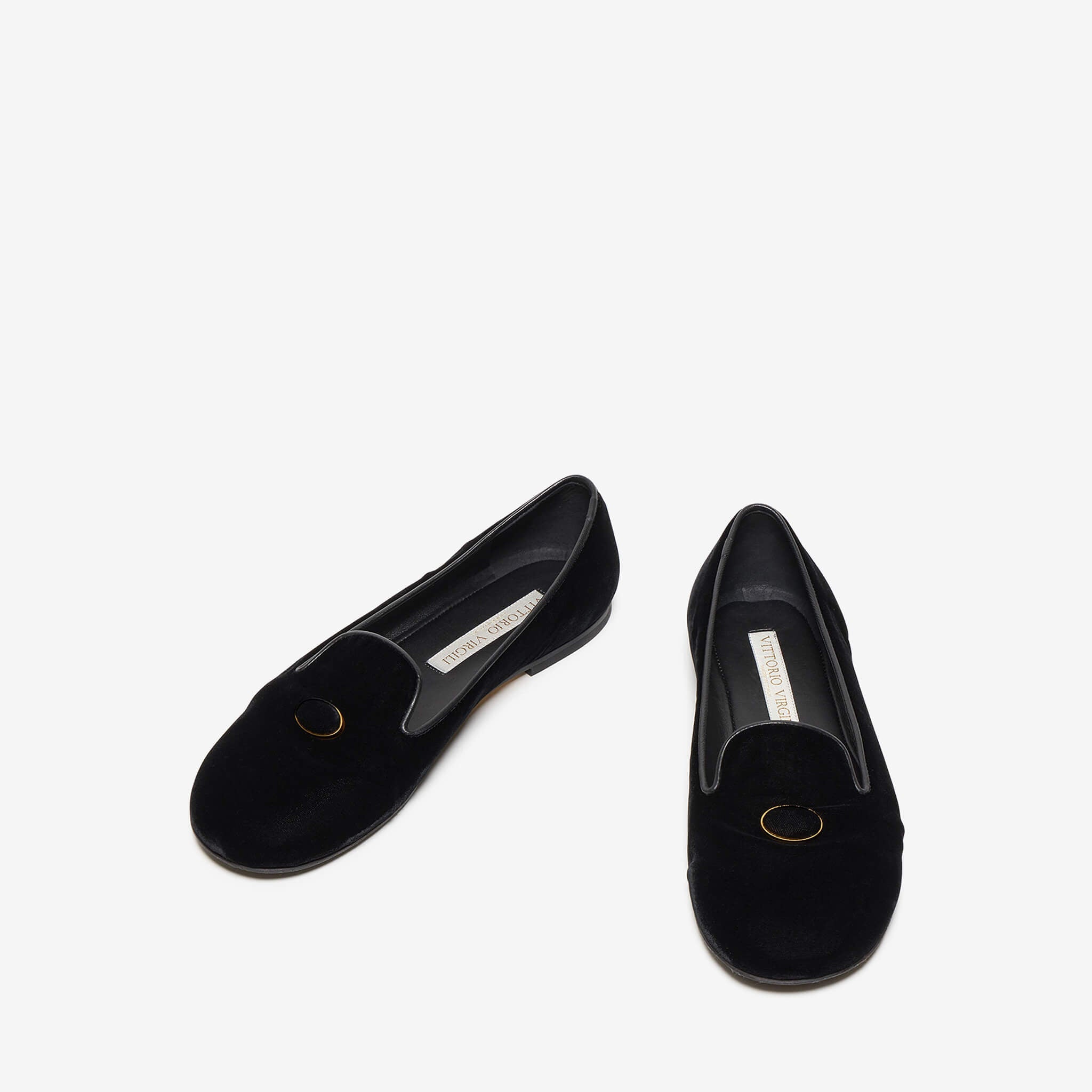 Larinia | Women's velvet - fabric slipper