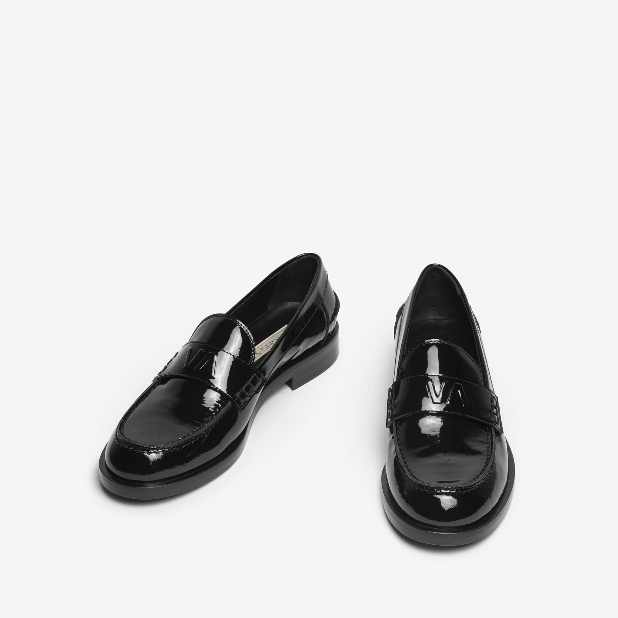 Terenzia | Women's patent leather moccassin